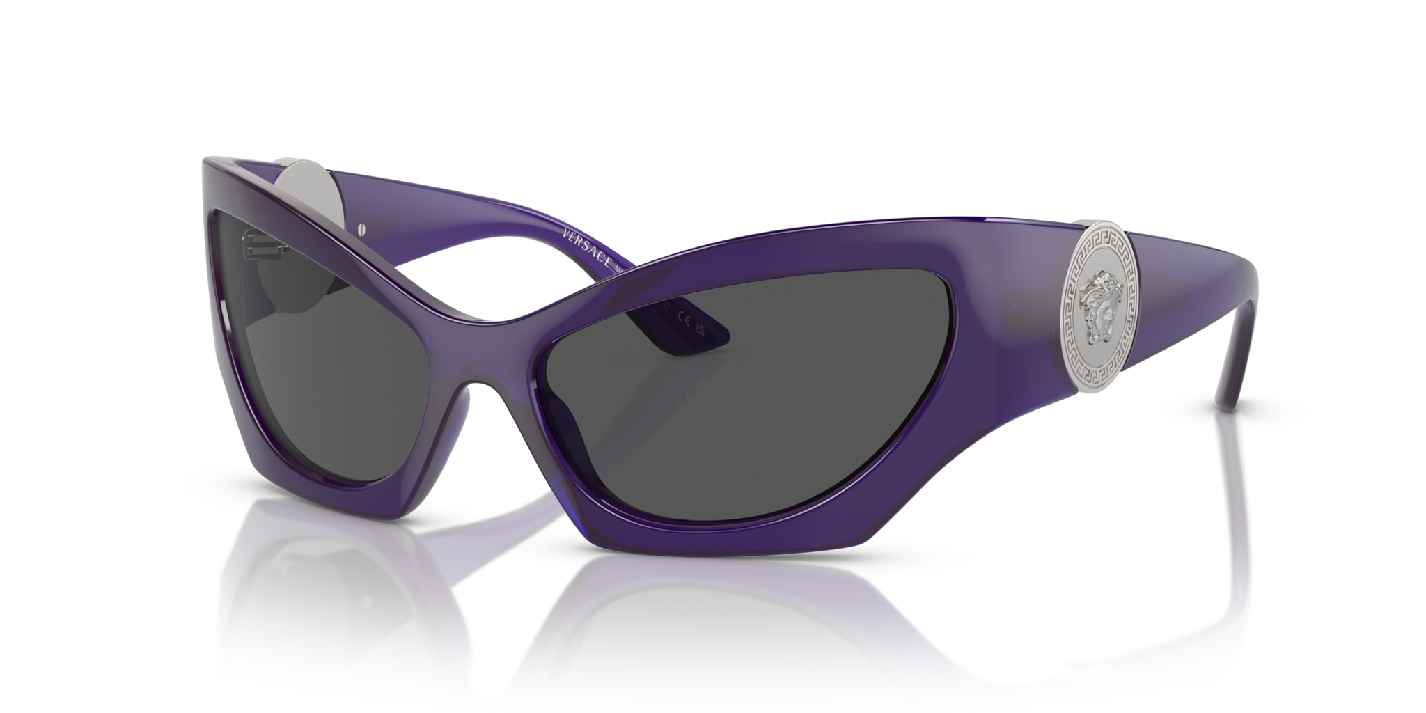 Occhiali da Sole Versace Donna VE4450 Transparent Violet