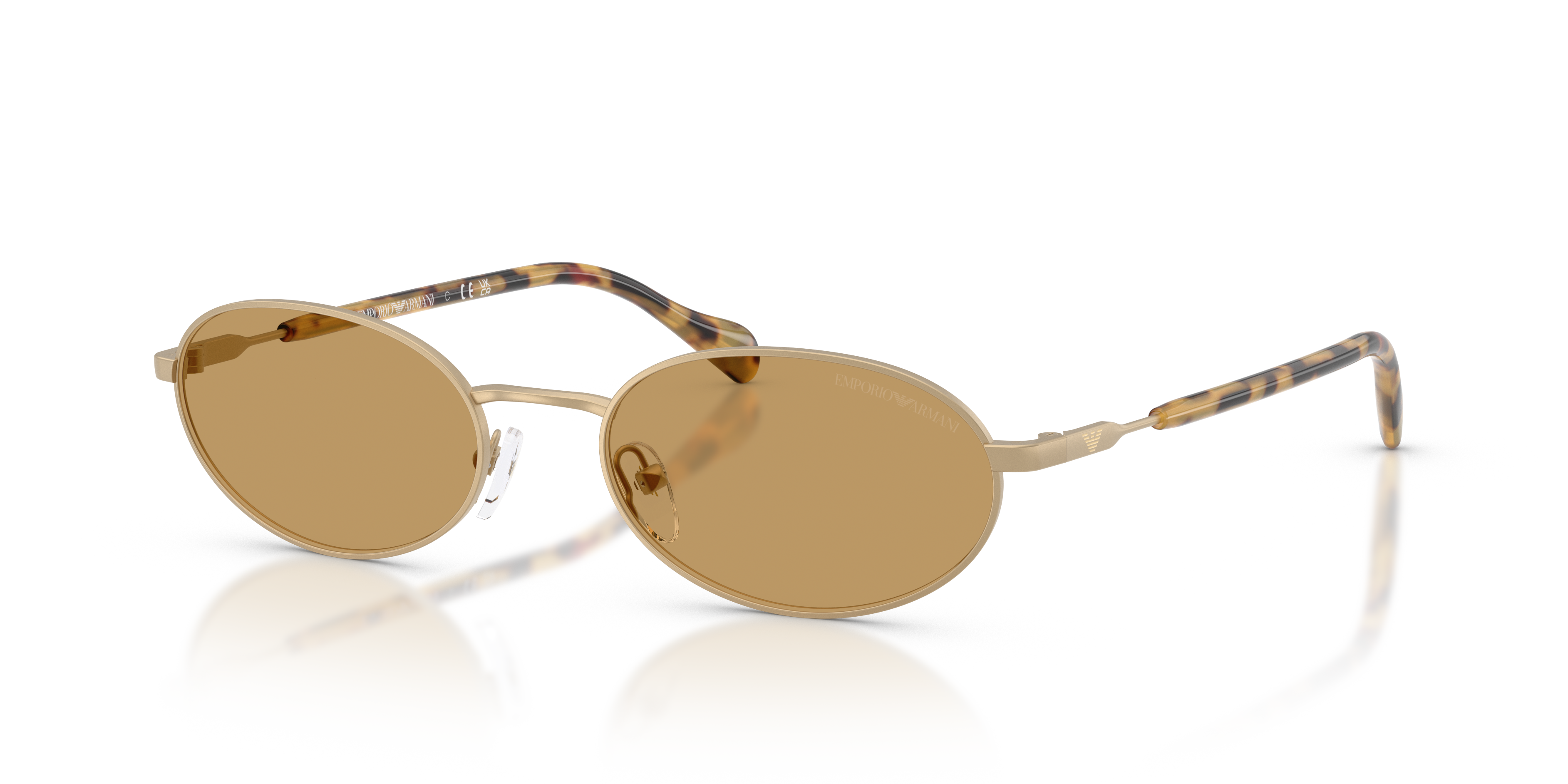 Occhiali da Sole Uomo Emporio Armani EA2175 Oro Opaco Originali