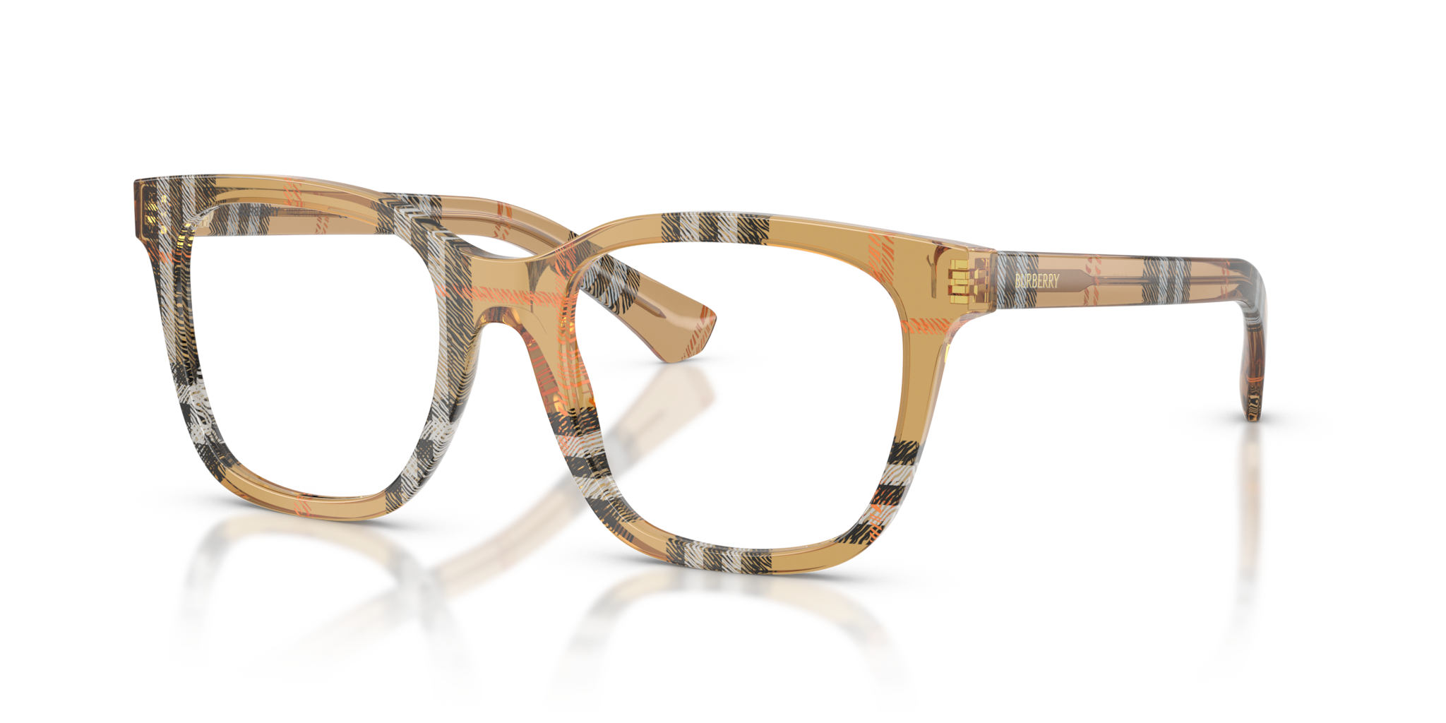 Occhiali da Vista Burberry 0BE2455 Donna Check Sand - Stile UK