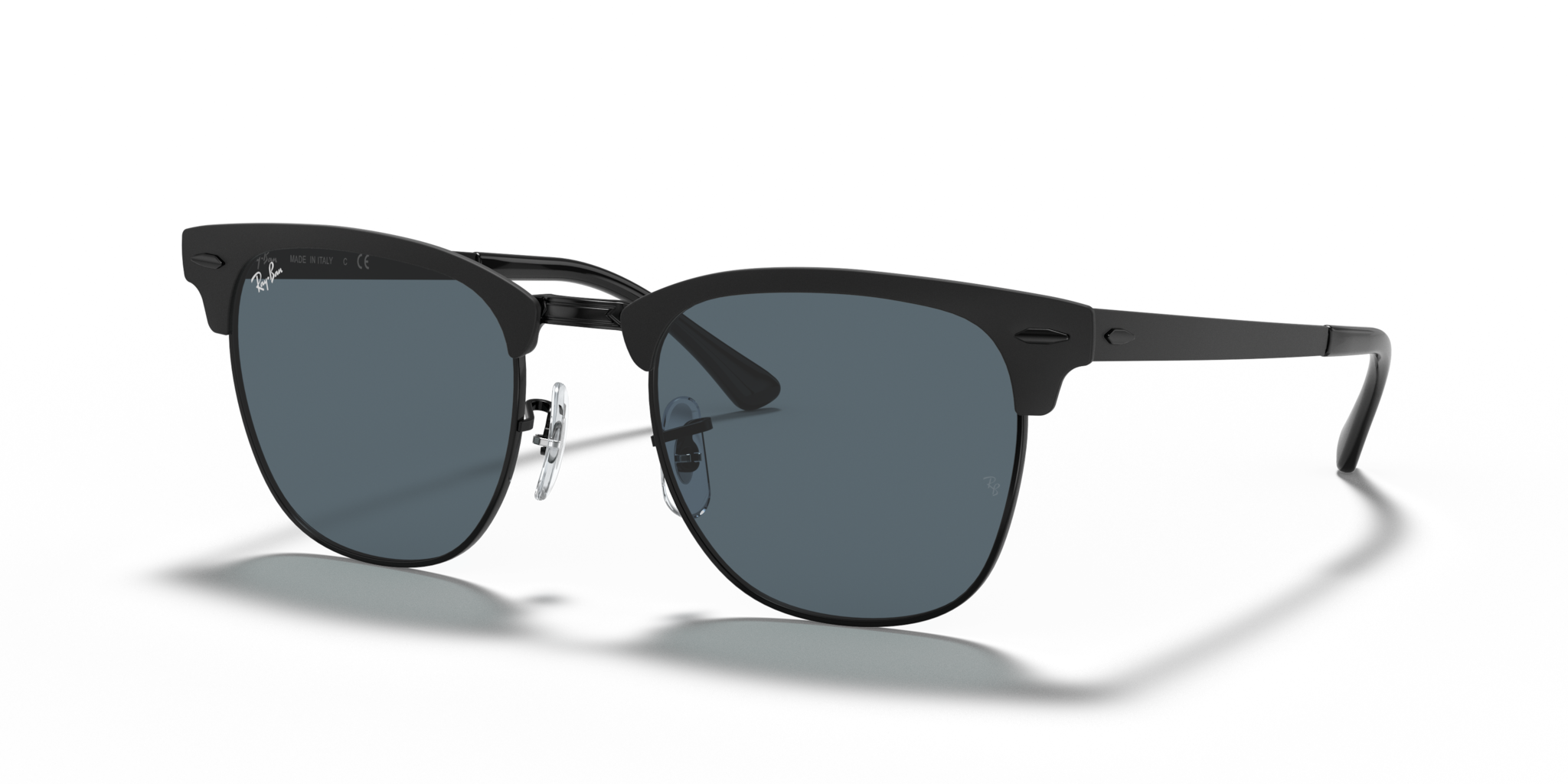 Ray-Ban Clubmaster Metal Neri - Occhiali da Sole Originali Unisex