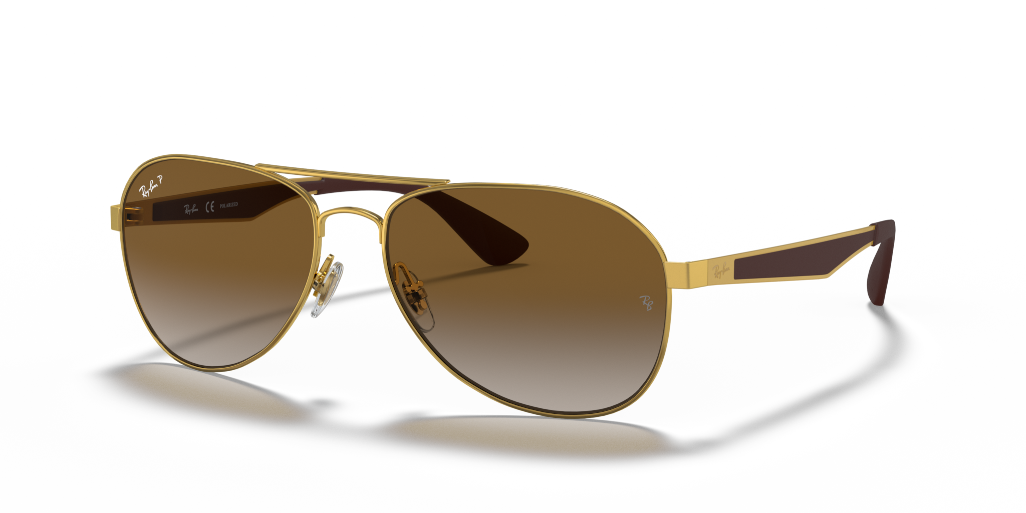 Occhiali da sole Ray-Ban RB3549 Arista Gold originali