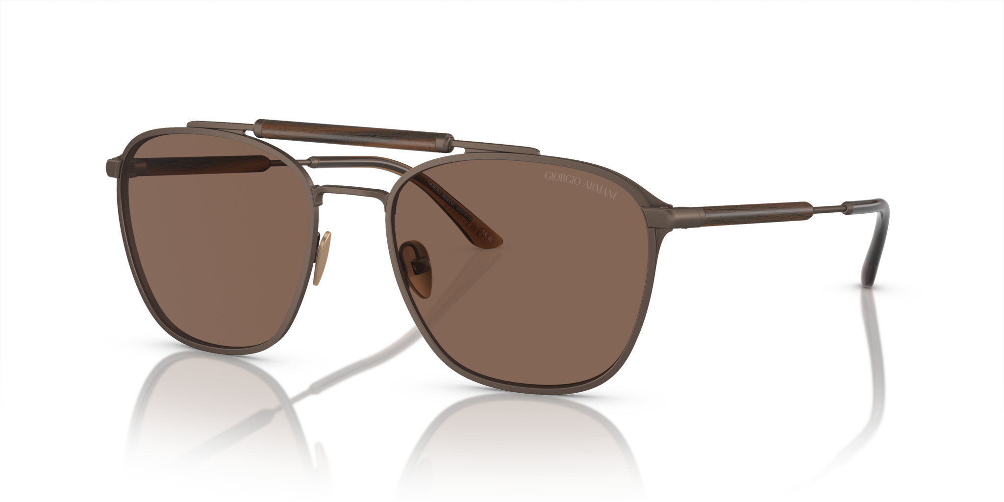 Occhiali da Sole Giorgio Armani AR6149 Uomo Matte Bronze Originali