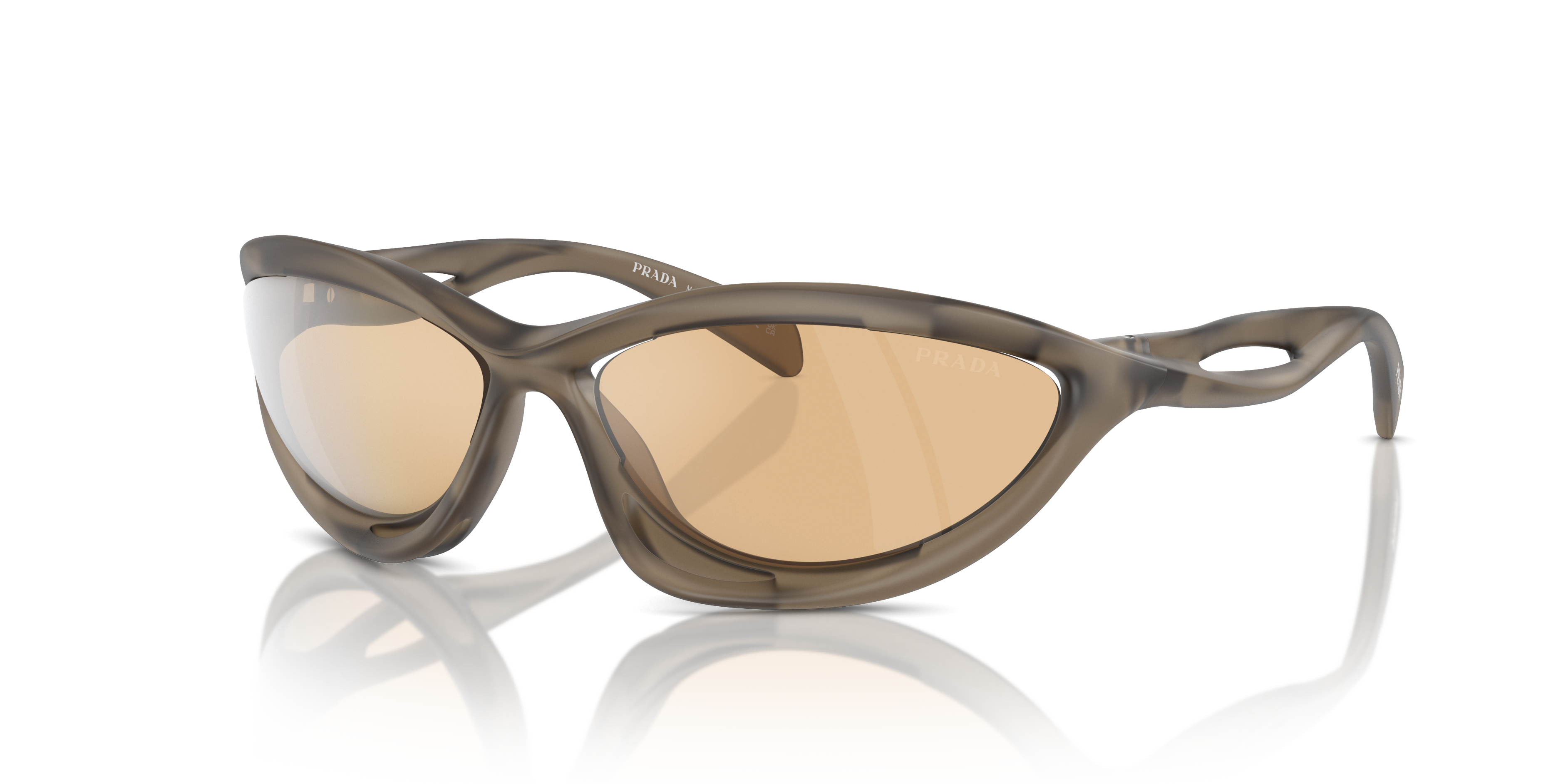 Occhiali da Sole Prada Uomo PR A26S Loden Frosted - Stile Originale
