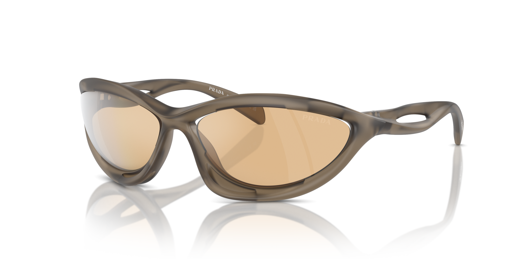 Occhiali da Sole Prada Uomo PR A26S Loden Frosted - Stile Originale