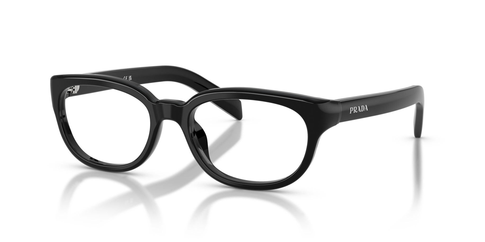 Prada 0PR D03VU Occhiali da Vista Donna Neri | Eleganza Moderna