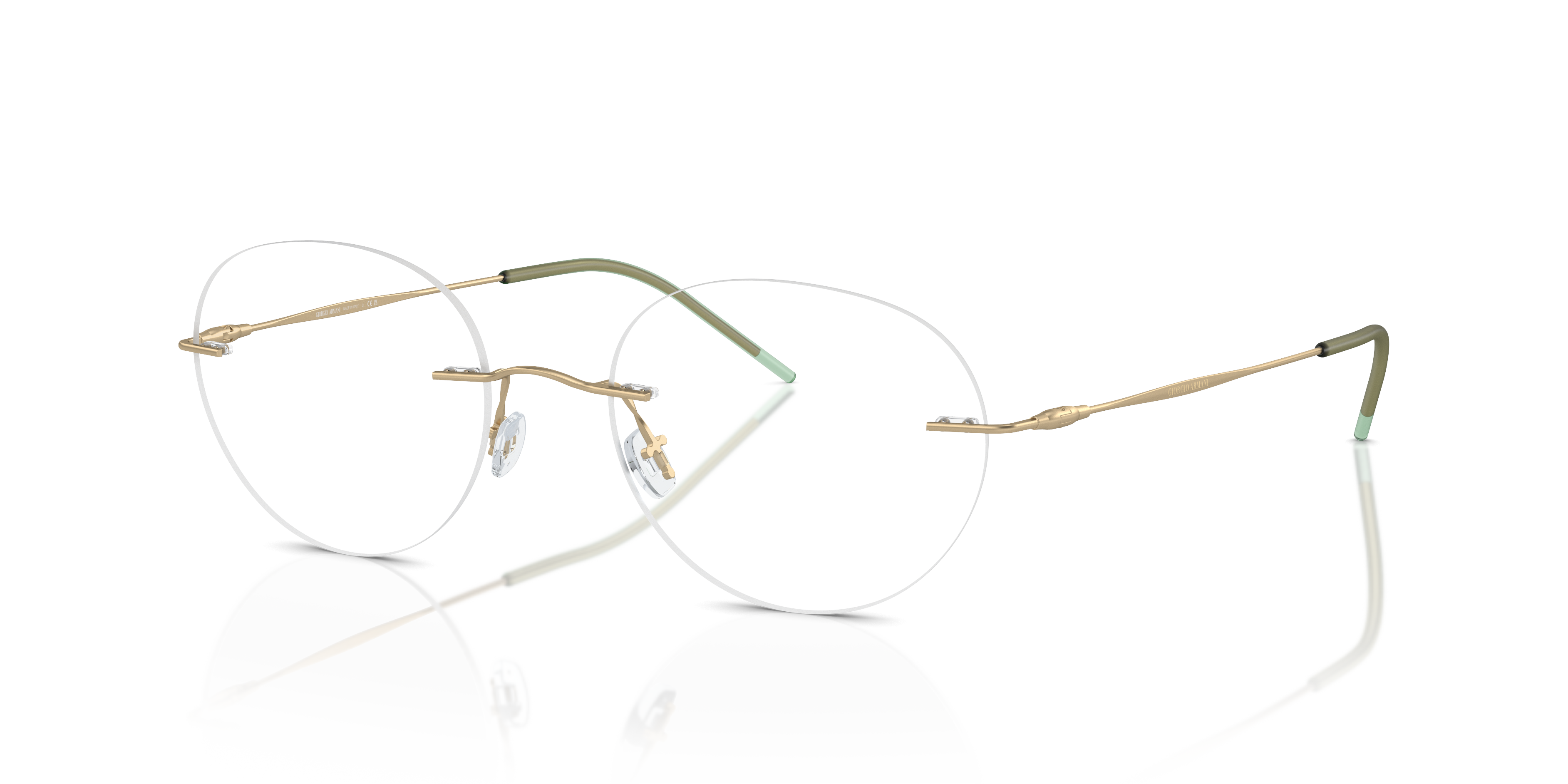 Occhiali da Vista Giorgio Armani 0AR5147 Uomo - Eleganza Oro Opaco
