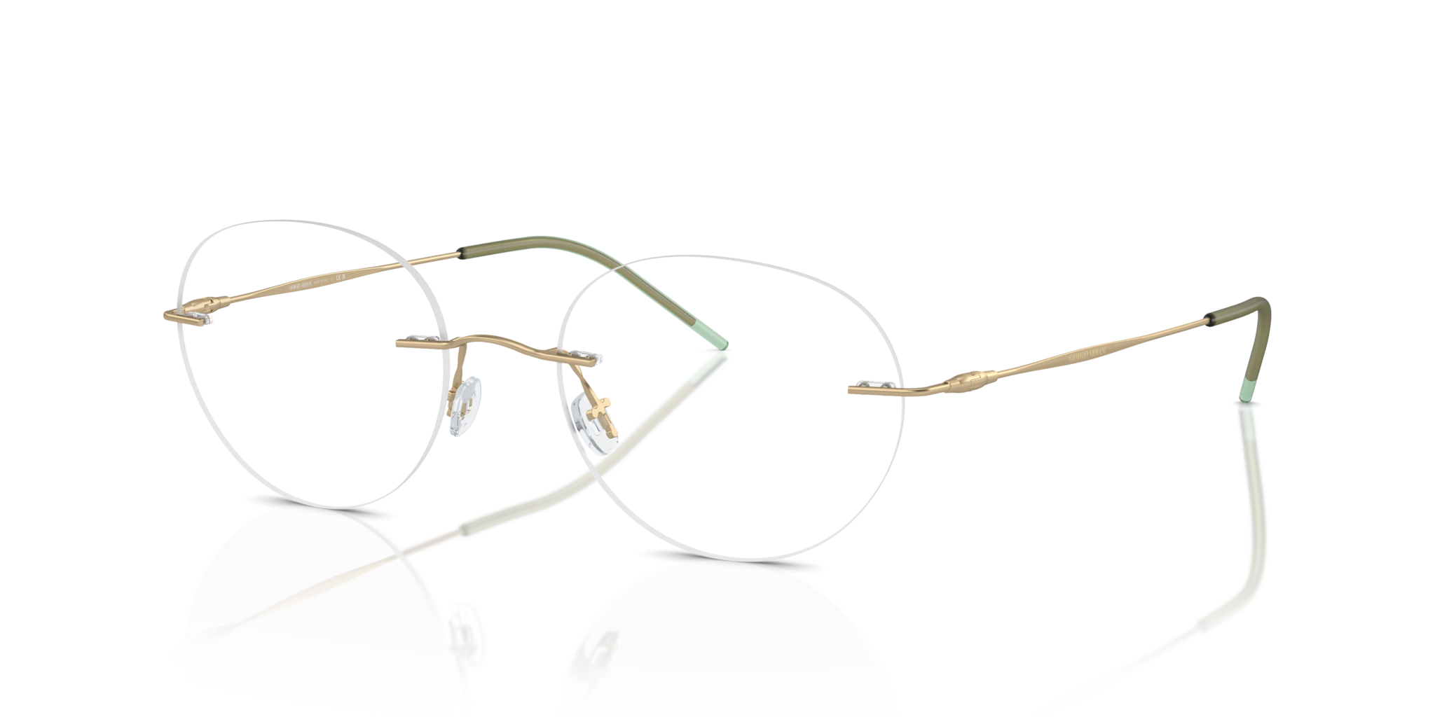 Occhiali da Vista Giorgio Armani 0AR5147 Uomo - Eleganza Oro Opaco