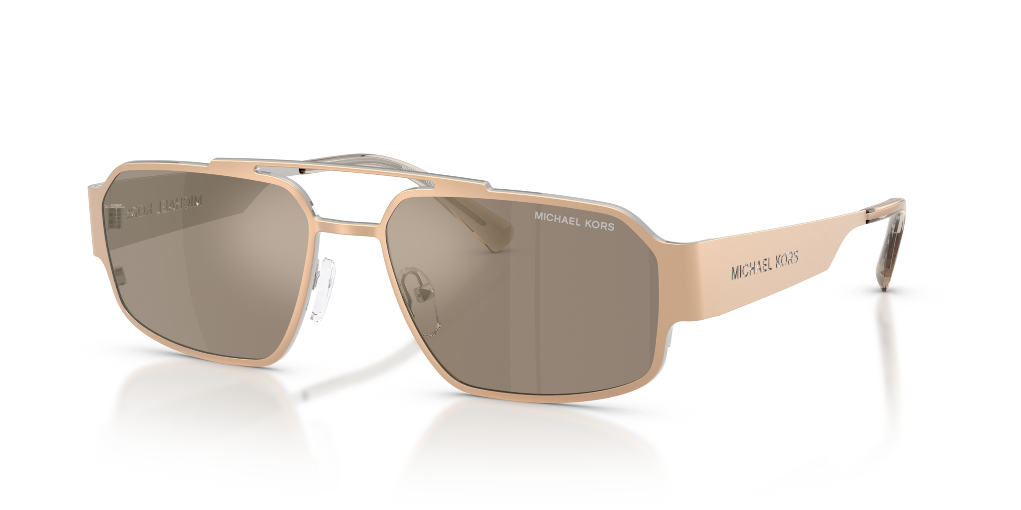 Occhiali da Sole Michael Kors Uomo Cape Town 0MK1182 Gold Matte