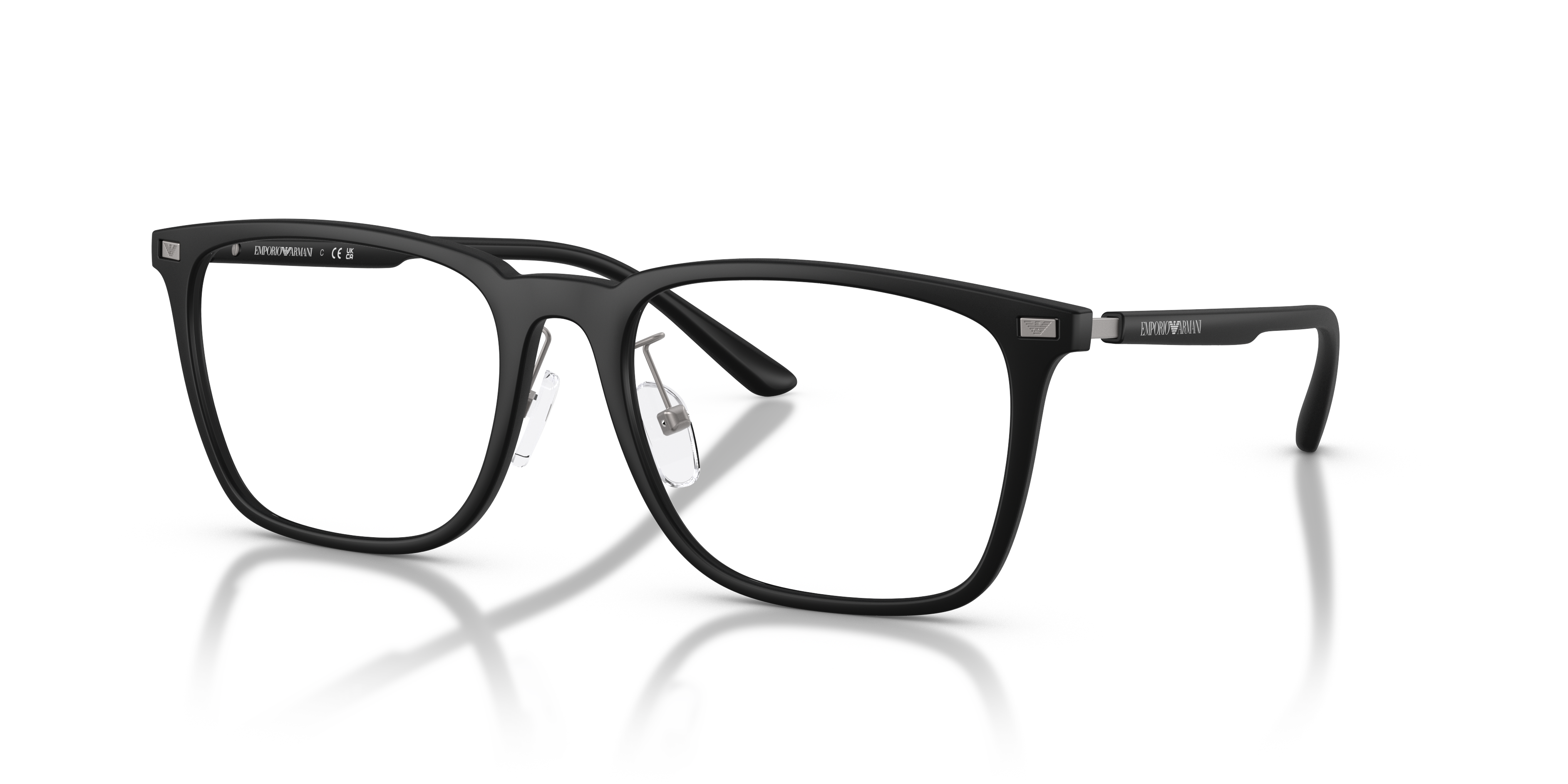 Occhiali da Vista Emporio Armani 0EA3263D Unisex Nero Opaco