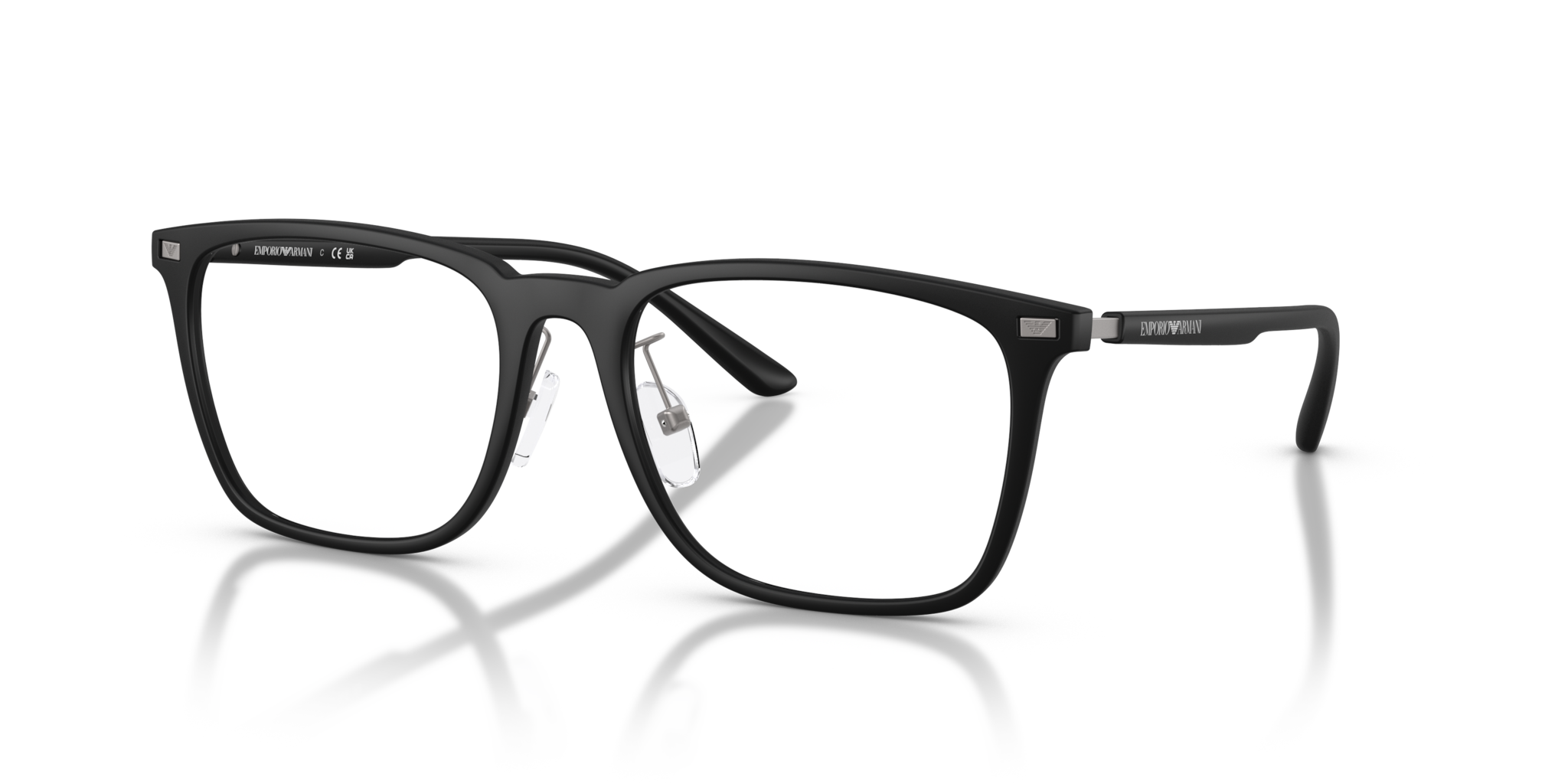Occhiali da Vista Emporio Armani 0EA3263D Unisex Nero Opaco