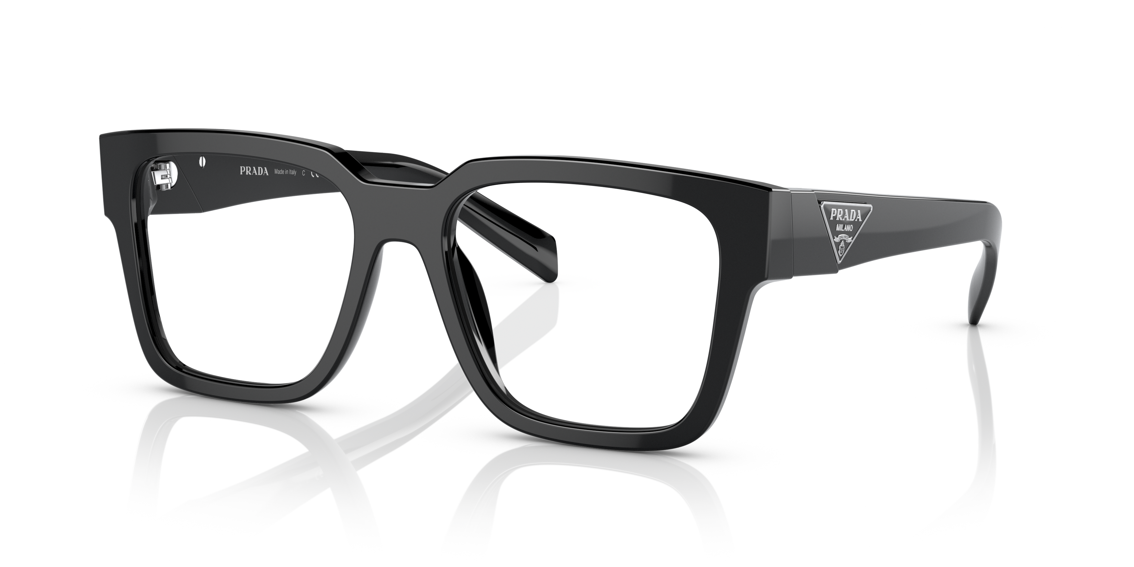 Occhiali da Vista Prada Uomo 0PR 08ZV Neri | Stile Iconico