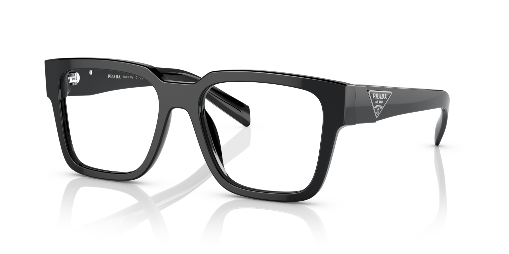 Occhiali da Vista Prada Uomo 0PR 08ZV Neri | Stile Iconico