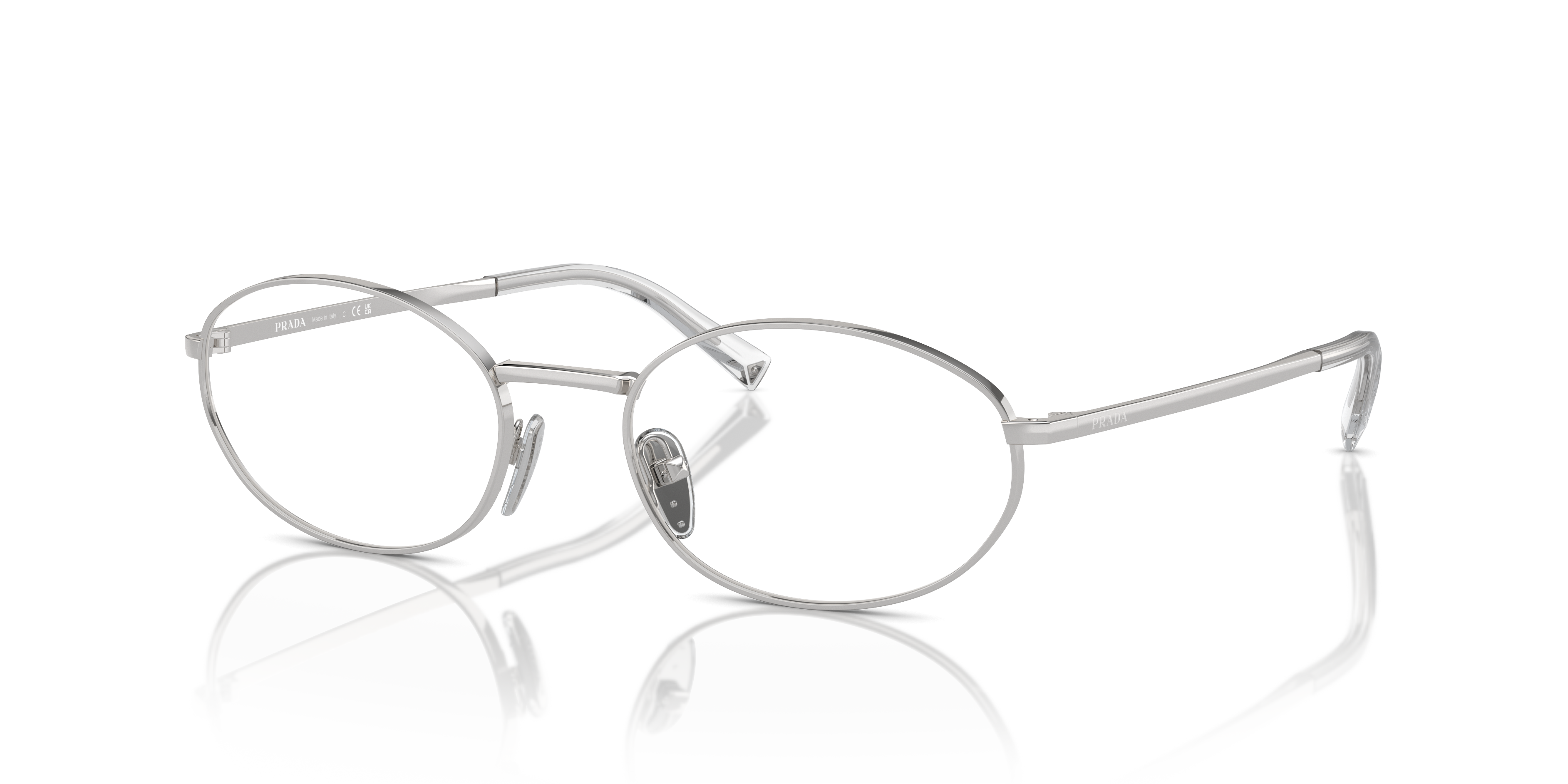 Occhiali da Vista Donna Prada 0PR A57V Silver | Stile Iconico