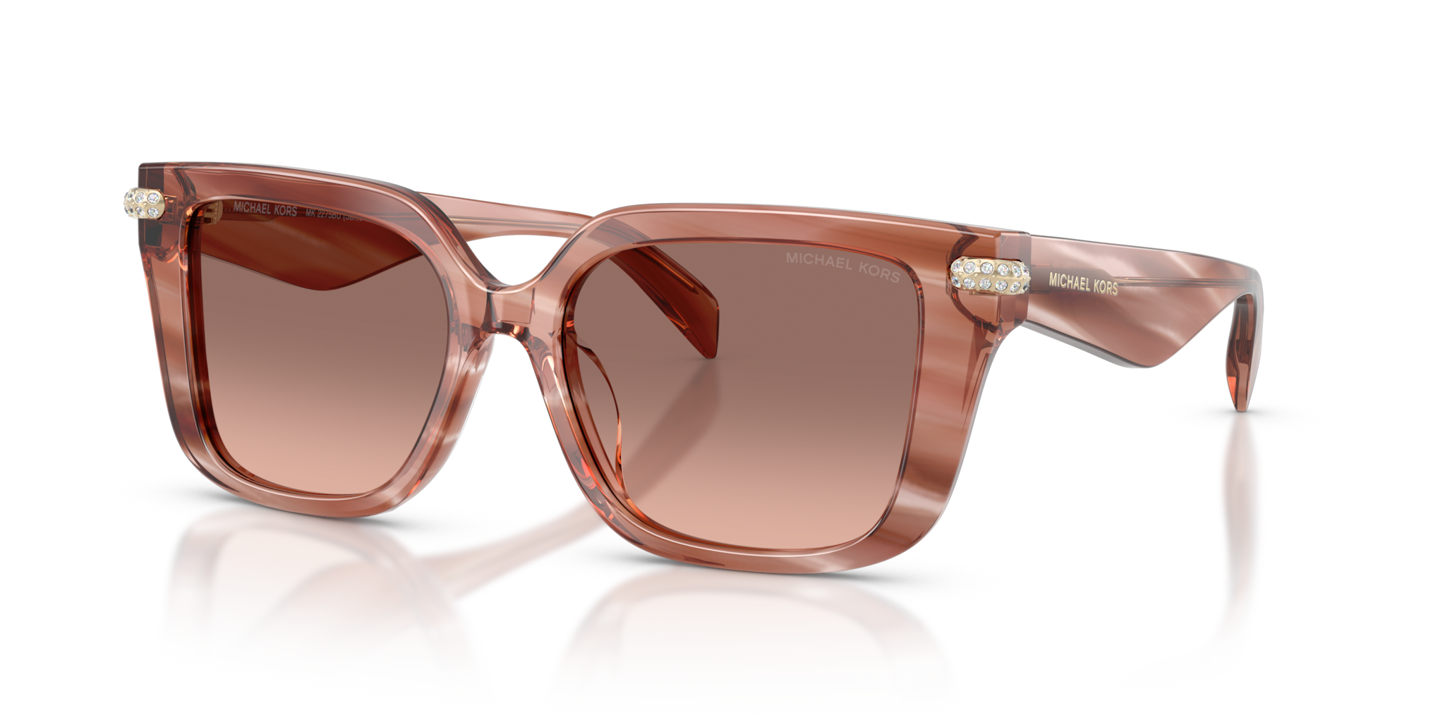 Occhiali da Sole Michael Kors Santo Domingo Pink Horn 0MK2275BU