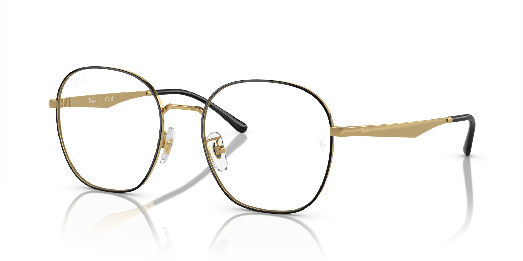 Occhiali da vista Ray-Ban RB6515D Black On Gold - Unisex