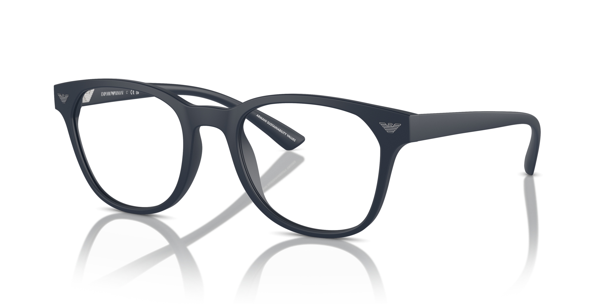 Emporio Armani 0EA3240U Occhiali da Vista Uomo Blu Opaco