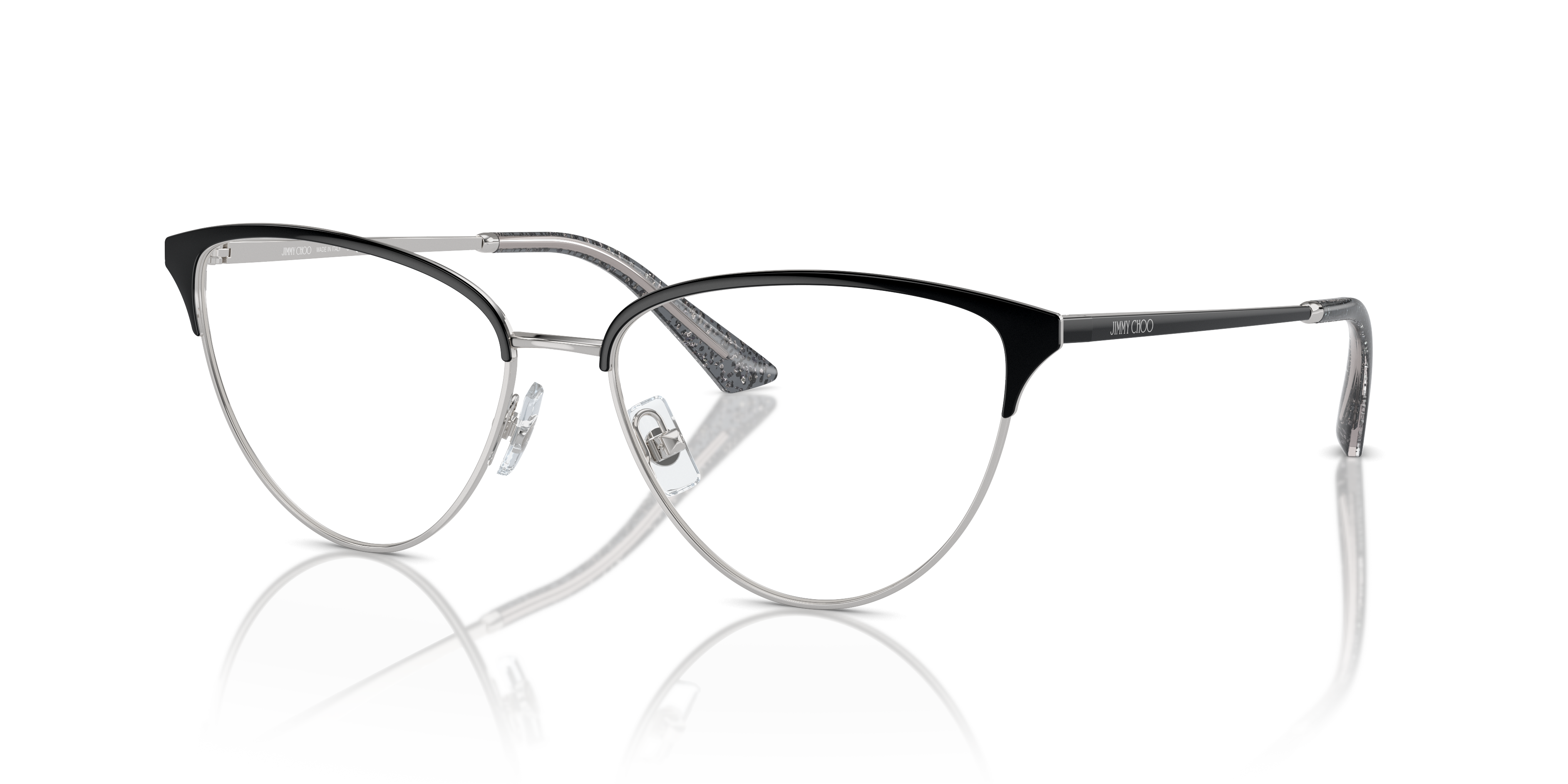 Occhiali da Vista Jimmy Choo 0JC2002 Donna Silver/Black - Eleganza