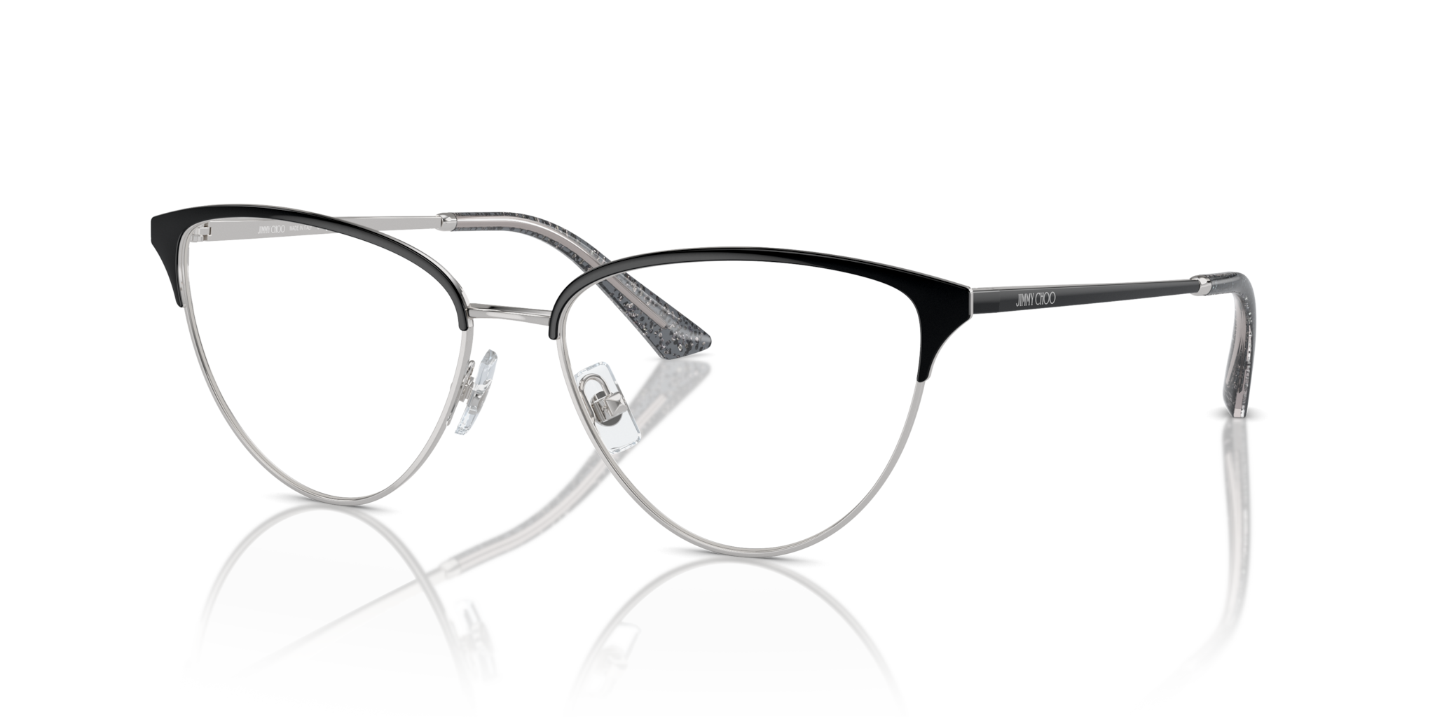 Occhiali da Vista Jimmy Choo 0JC2002 Donna Silver/Black - Eleganza