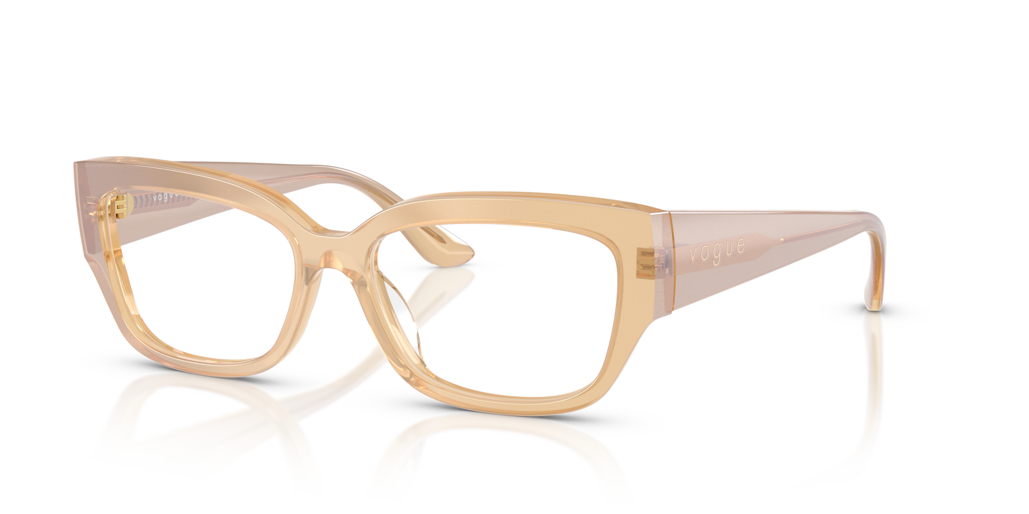 Occhiali da Vista Donna Vogue Eyewear 0VO5639U Transparent Pearl Cream