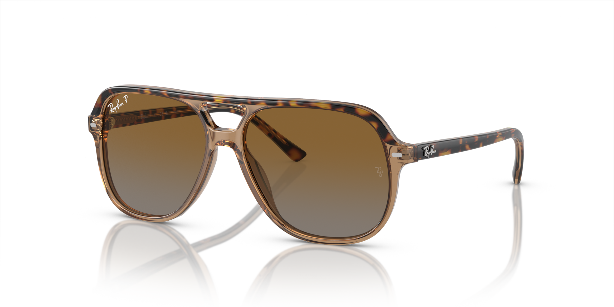 Occhiali da Sole Ray-Ban Junior Bill Havana On Transparent Brown
