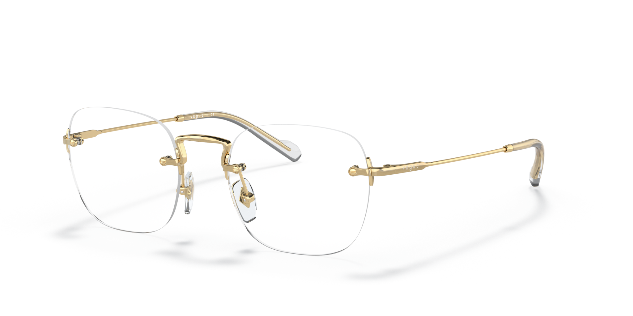 Occhiali da Vista Uomo Vogue VO4219 Brushed Gold | Eleganza Moderna