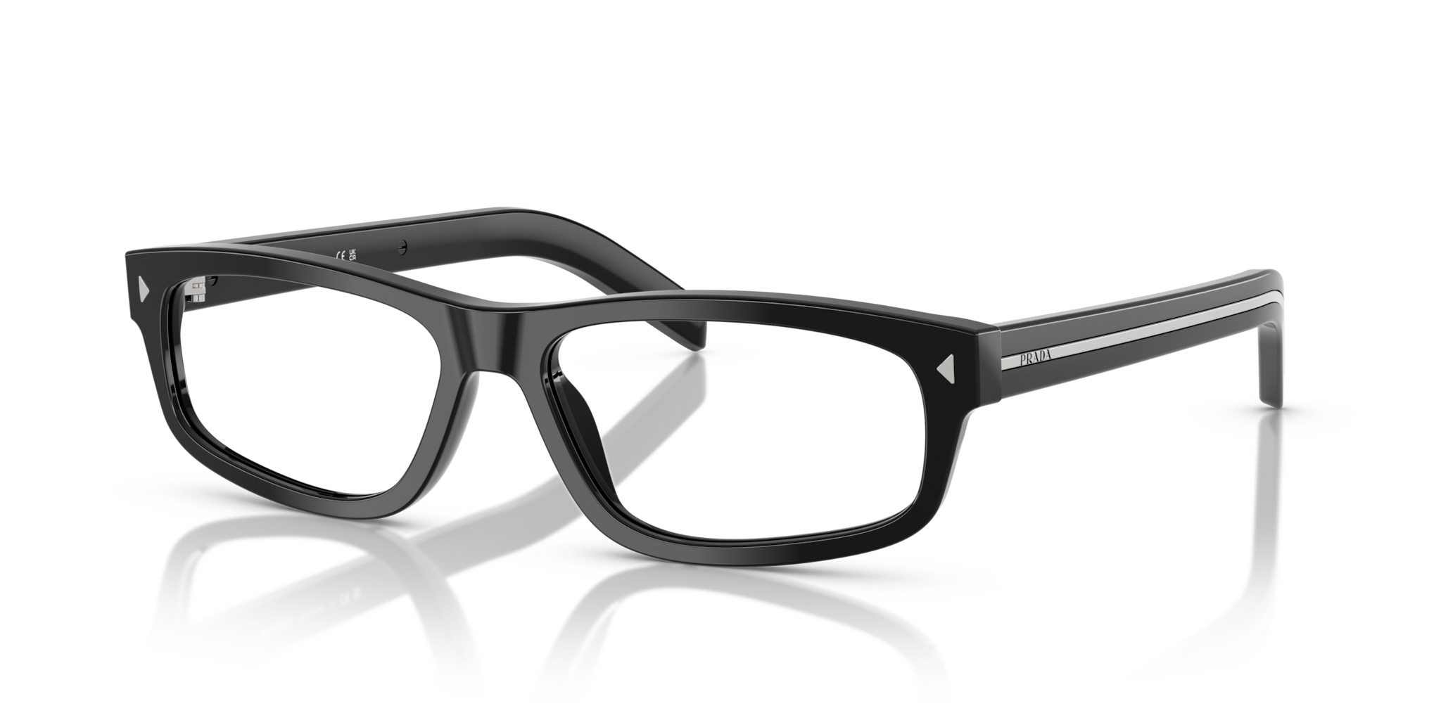 Occhiali da Vista Prada Uomo 0PR B02V Neri - Stile Iconico