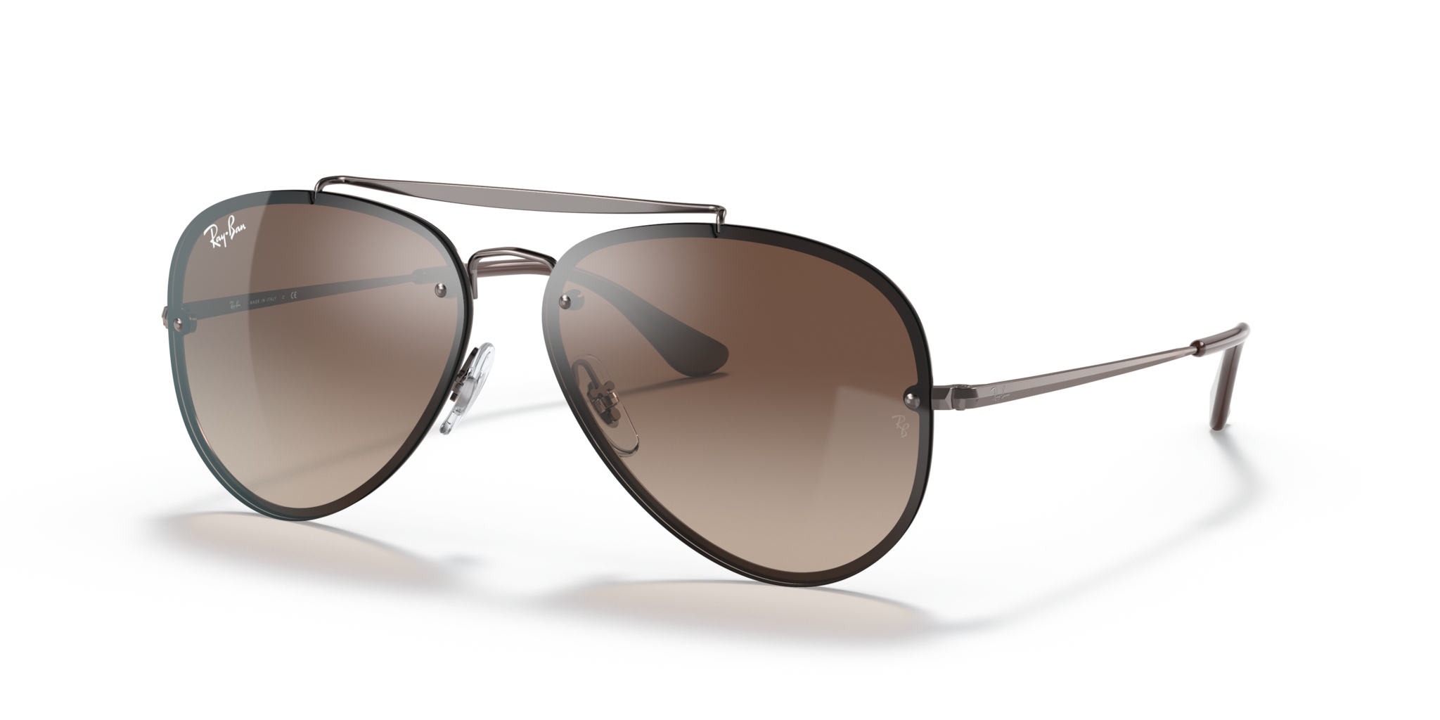 OCCHIALI DA SOLE UNISEX RAY-BAN RB 3584N BLAZE AVIATOR 001/19 ORO CALIBRO 58