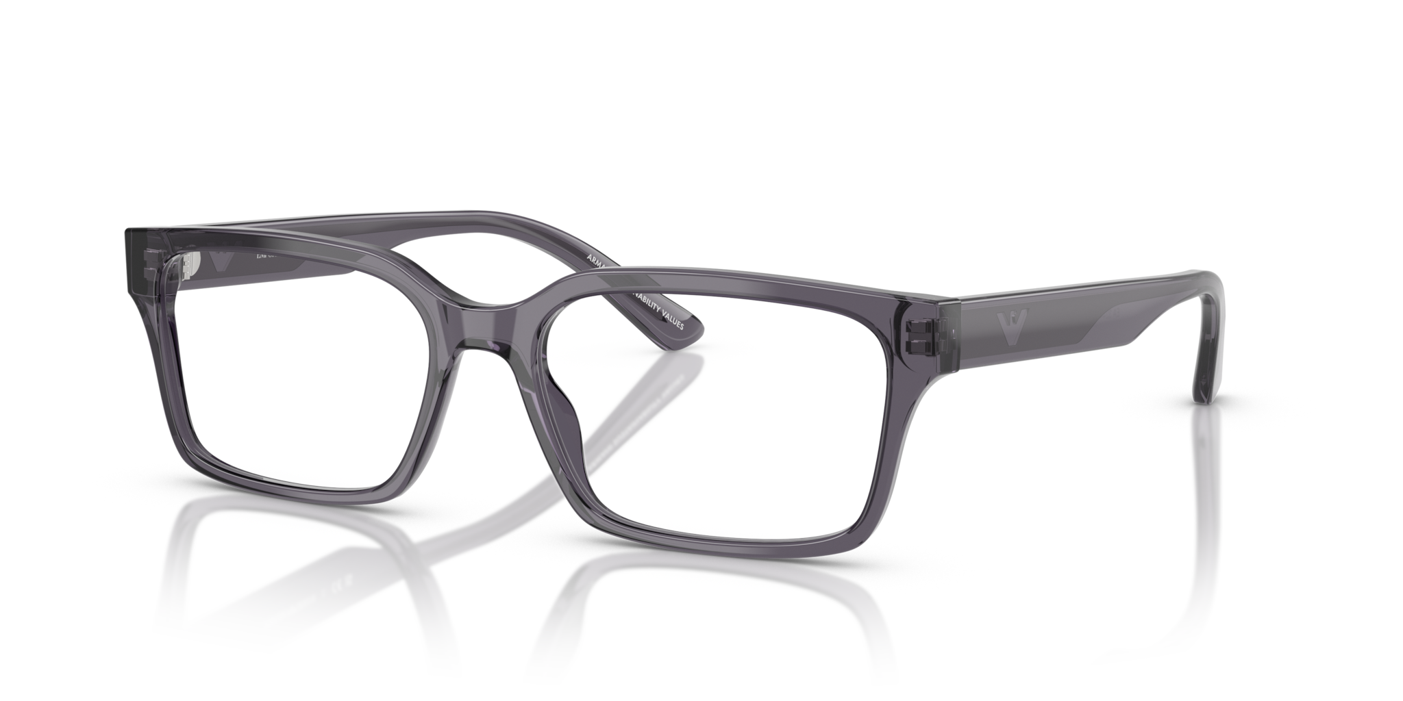 Occhiali da Vista Emporio Armani 0EA3244 Uomo - Grigio Scuro Trasparen