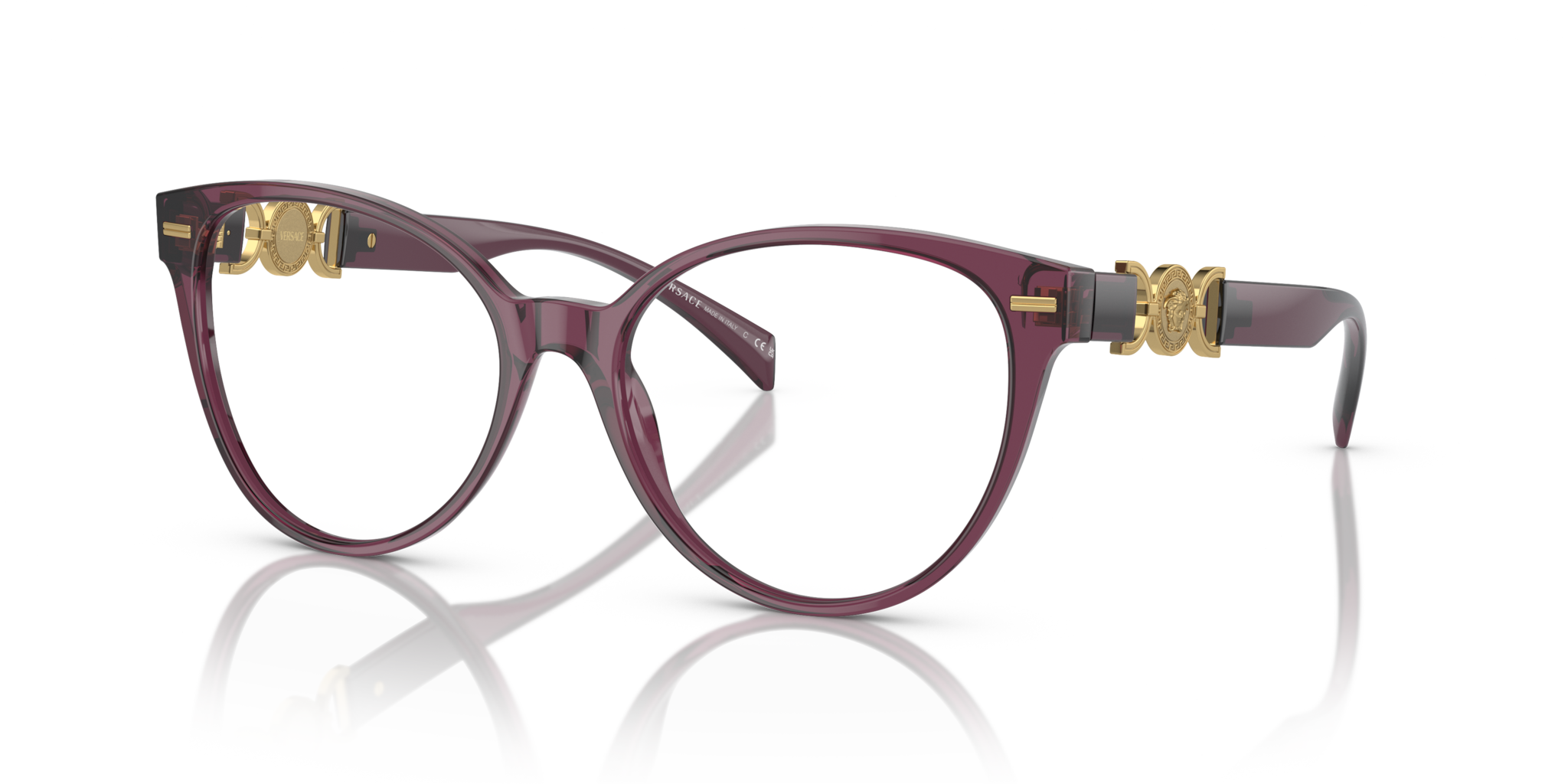 Occhiali da Vista Donna Versace 0VE3334 - Viola Trasparente