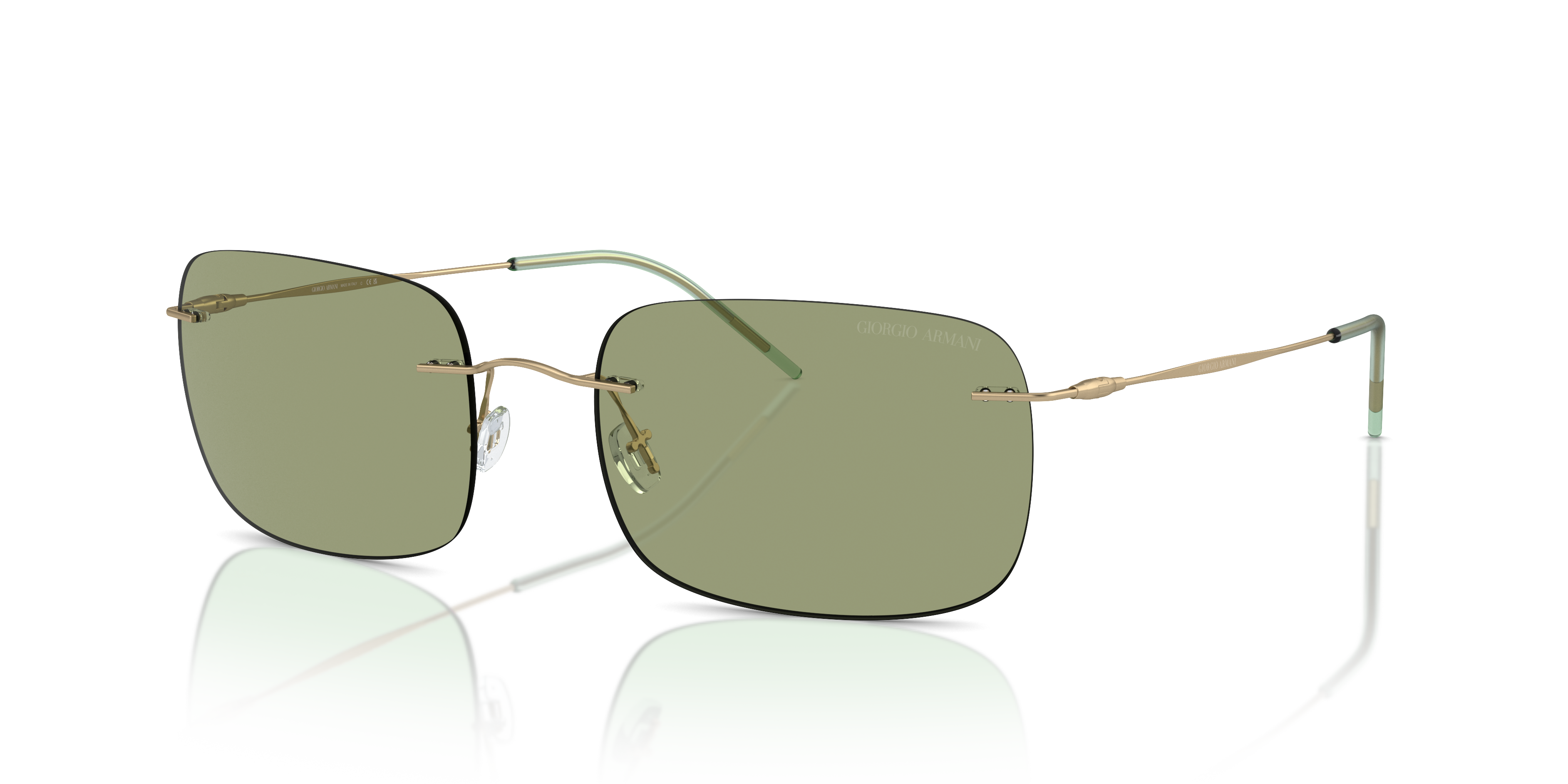 Occhiali da Sole Giorgio Armani AR1512M Uomo Oro Opaco | Originali
