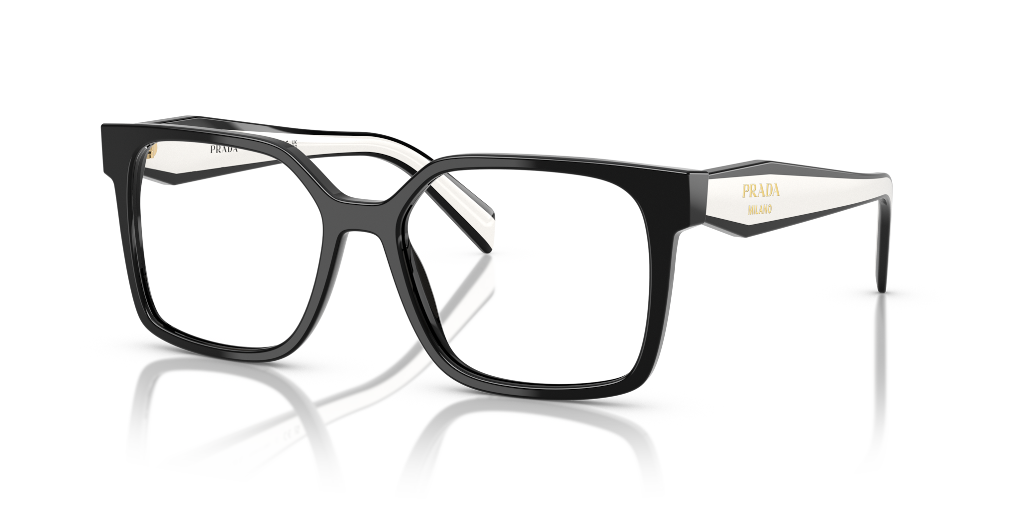 Prada 0PR B03V Occhiali da Vista Donna Neri - Eleganza Senza Tempo